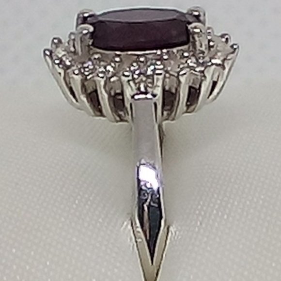 beautiful rhodolite garnet, size 6. new - Picture 4 of 9